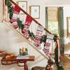 Christmas Decorations Wool Socks Red And Gray Elk Gift Bag Children's Gift Bag Knitted Christmas Socks