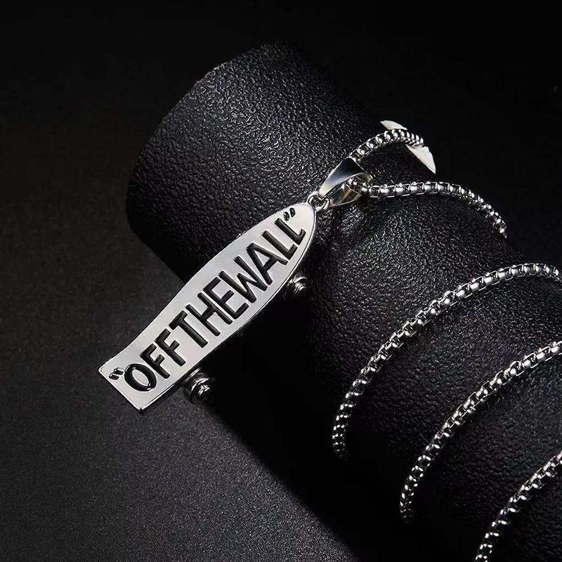 Scooter Pendant Necklace Titanium Steel Chain Sweater Chain Men's Necklace Ladies Necklace