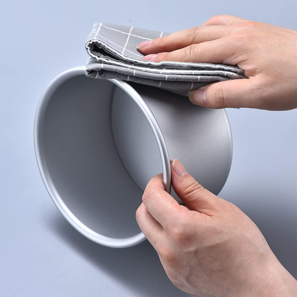 

Набор из 3 высоких круглых форм для торта глубиной 4 дюйма, включает формы для торта из анодированного алюминия диаметром 4 дюйма, 6 дюймов и 8 дюймов со съемным дном, для выпечки,