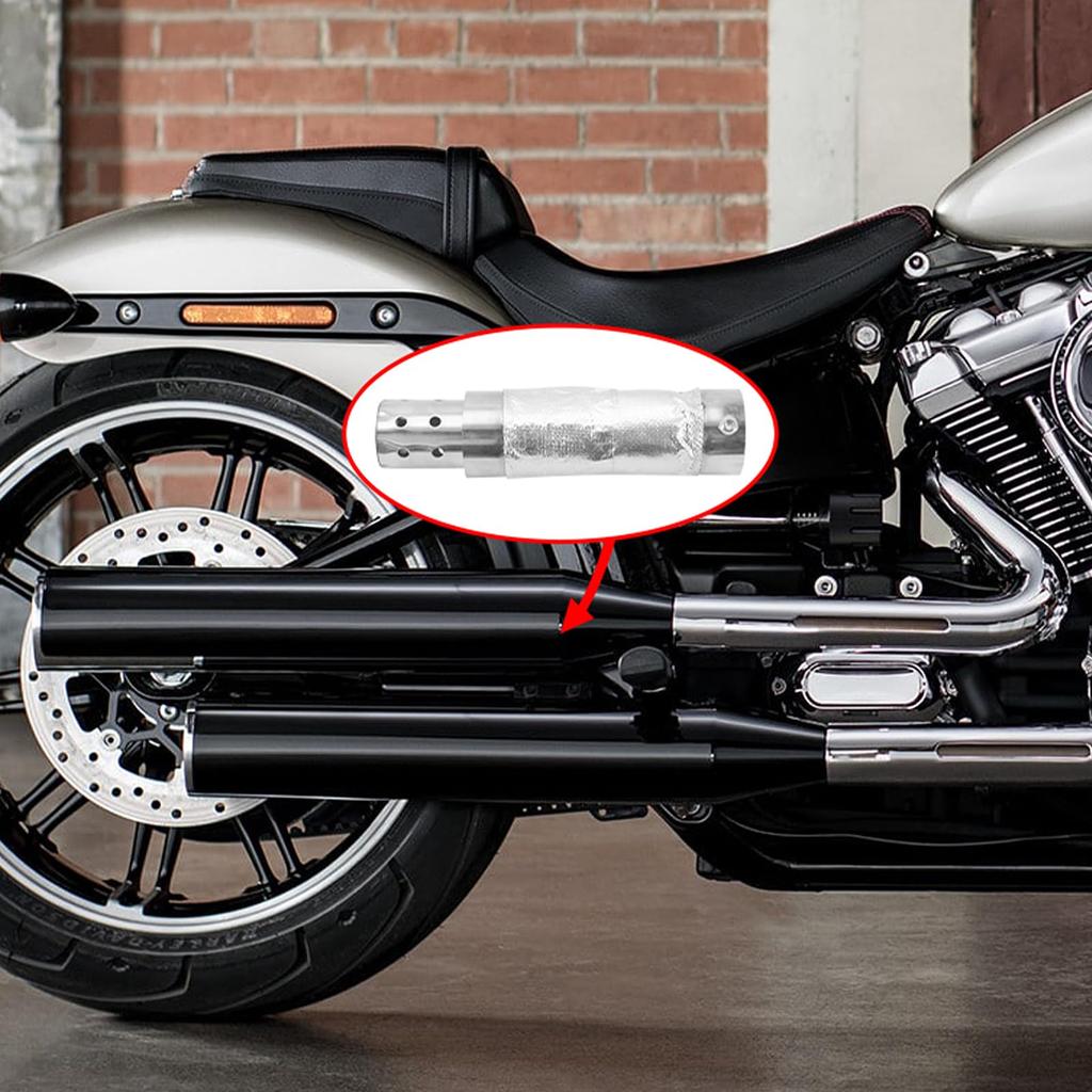 HDBUBALUS Silencer Quiet Baffle for Harley Sportster Softail Duals Shortshots Staggered