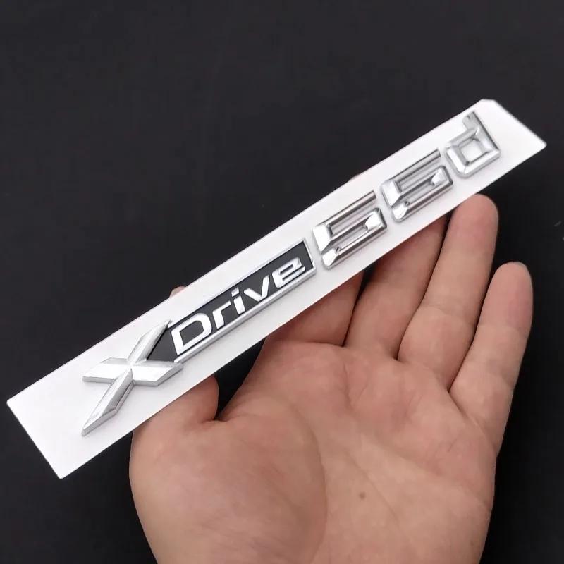 3D ABS XDrive 20d 23d 25d 30d 35d 40d 45d 50d 55d 20i 25i 30i GT X1 X3 X5 X6 Car Rear Trunk Emblem Sticker for BMW Accessories VM4