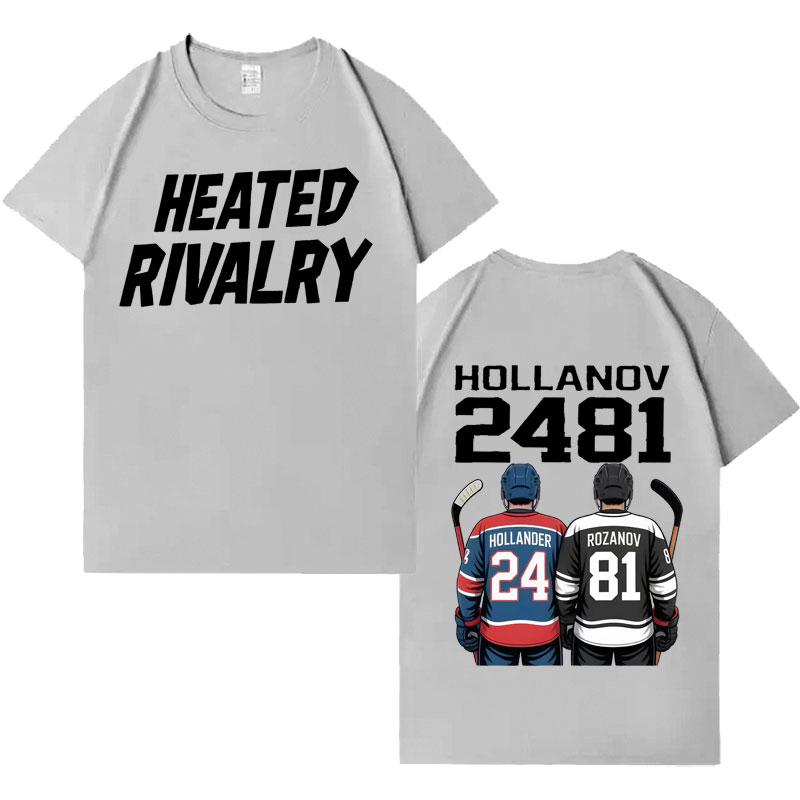 Harajuku Graphic Print Heated Rivalry Shane Hollander Ilya Rozanov Hollanov 2481 Fashion T Shirt Mens Women Casual Pop Top
