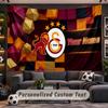 Galatasaray FC Personalized Tapestry Support Custom Name, Wall Art Home Decoration