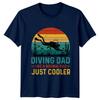 Diving Dad Like A Normal Unisexs TShirt Scuba Diving Fathers Day Gift For Him