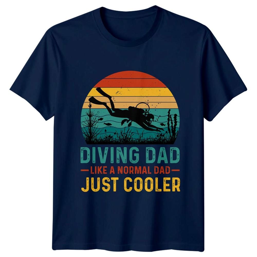 Diving Dad Like A Normal Unisexs TShirt Scuba Diving Fathers Day Gift For Him