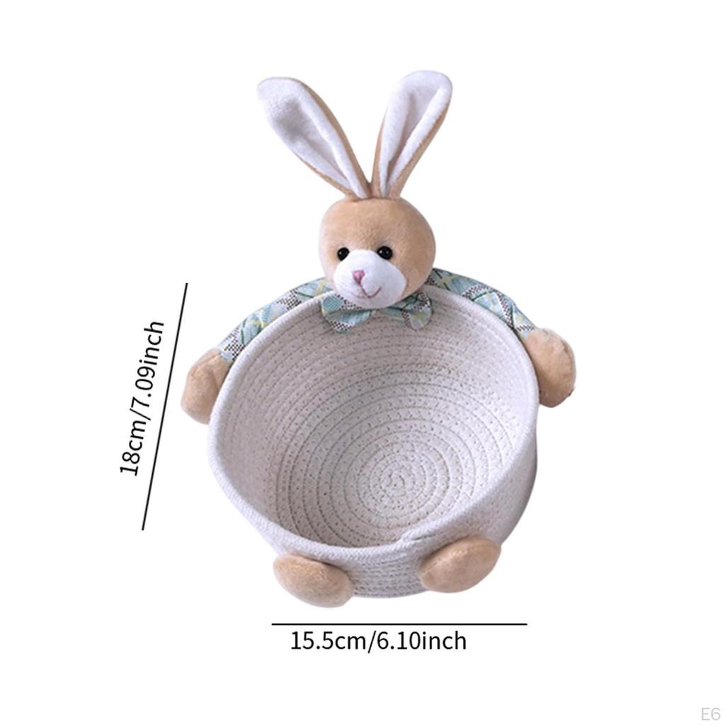 Cartoon Bunny Storage Container, for Nursery And Living Room