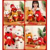 Tassel Tail Horse Plush Doll PP Cotton Filling Pony Decor New Year Mascot Decor  Gift Giving