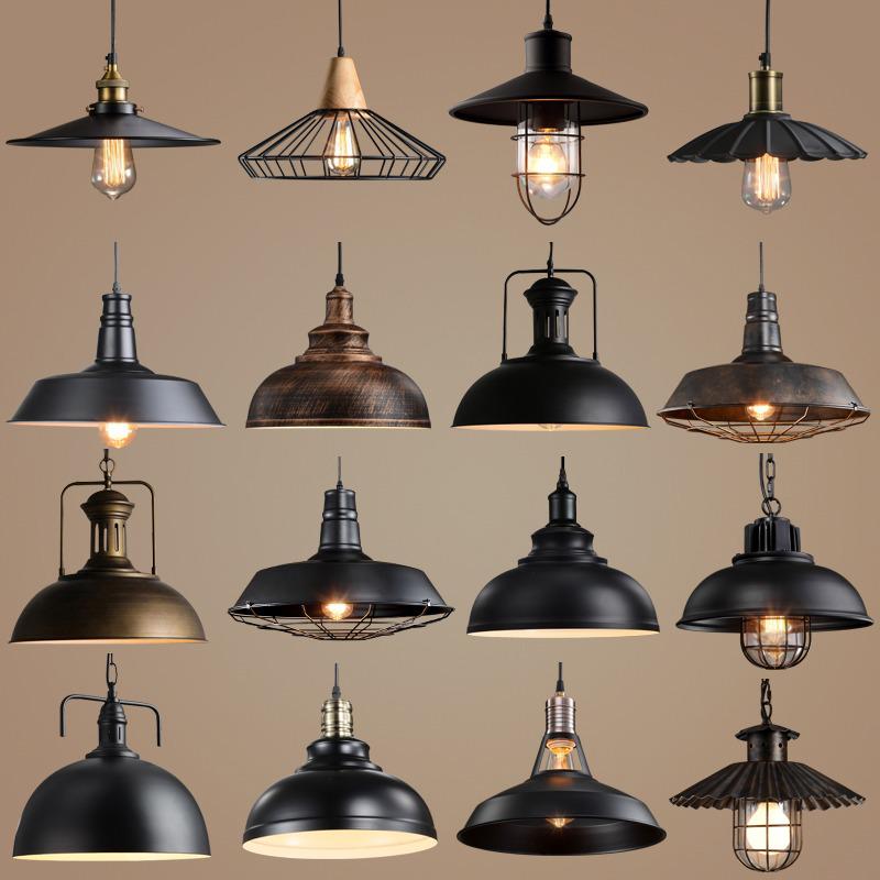 Industrial Retro Iron Pendant Lamp for Restaurants & Bars