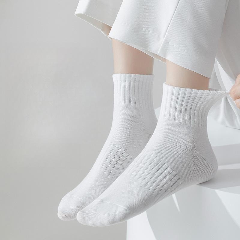 3 Pairs Trendy Candy Color Ankle Socks For Women Tucking Boat Socks Cotton Sweat-absorbing Girls Short Socks Sports Socks