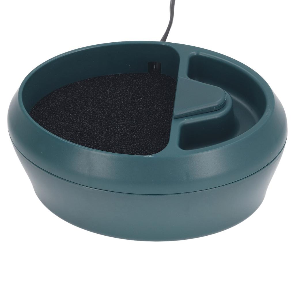 Reptile Water Fountain Automatic Circulation Waterfall Spout Lizard Water Dispenser with Food