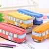 Korean Creative Cartoon Bus Pencil Case - Large Capacity for Students