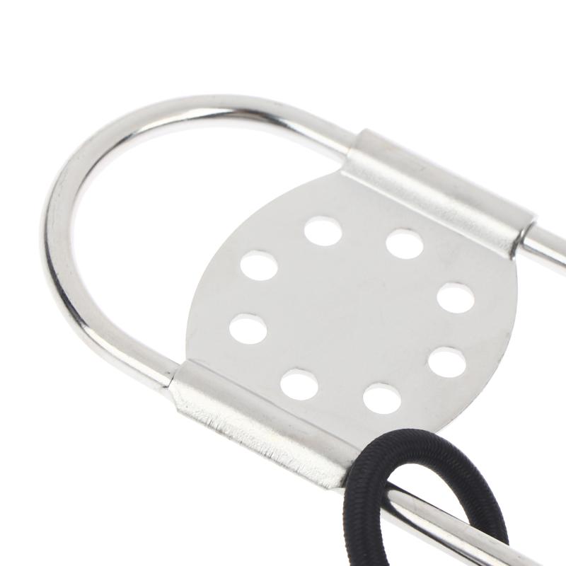 Stainless Steel Boat Lifebuoy Ring Lifebuoy Ring Bracket Horseshoe Holder Marine Boat Ship Lifebuoy Horseshoe Holder
