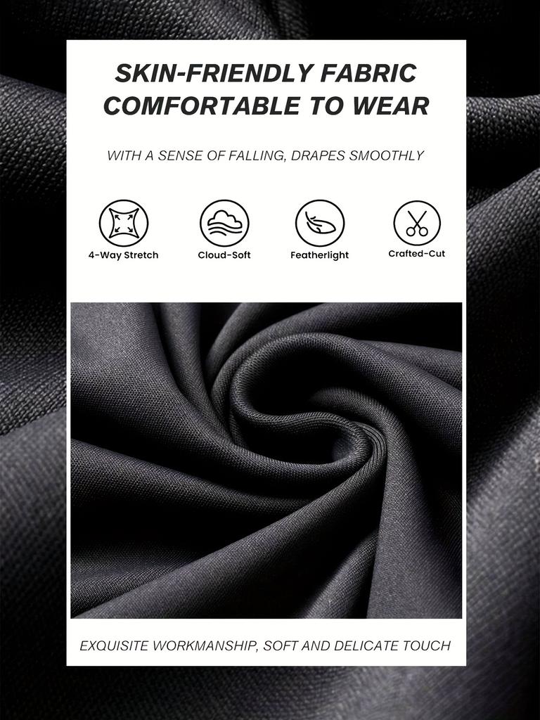 Women's Spring and Summer High-Waisted Tight-Fitting Flared Pants, Slim Leg Long Black Pants, Thin Wide Leg Pants for Slim Women