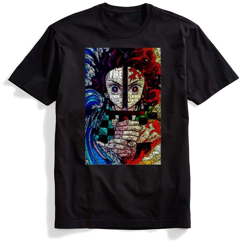 Cool Demon Slayer Funny T Shirt Men Kimetsu No Yaiba Japanese Anime T Shirt Graphic Summer