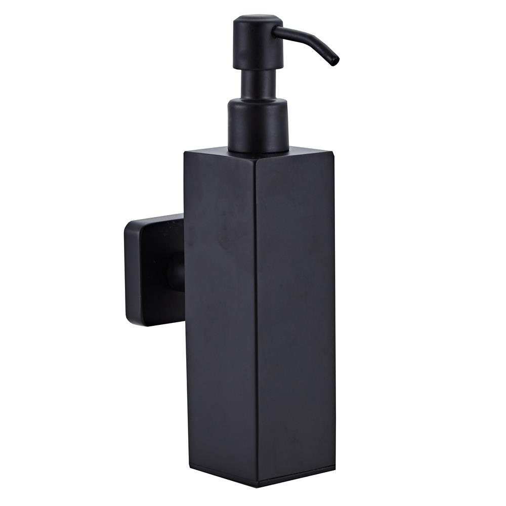 304 Stainless Steel Soap Dispenser Black Shower Shampoo Bottle Hotel Wall Hanging Press Hand Sanitizer Bottle