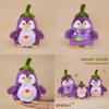 Plush Eggplant Penguin Toy For Kids Girls Gift Soft Stuffed Animal Childrens Decor