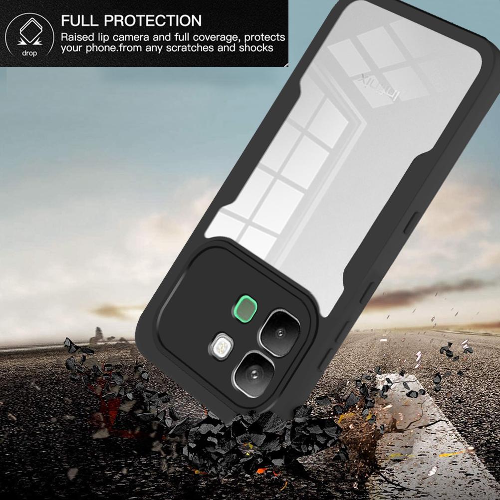 Full Body Protection Shockproof Case for Infinix Note Edge 5G Protective Cover Screen Protector Fundas Coque