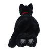 Sun Lemon Lap Cat Plush Toy Small Black