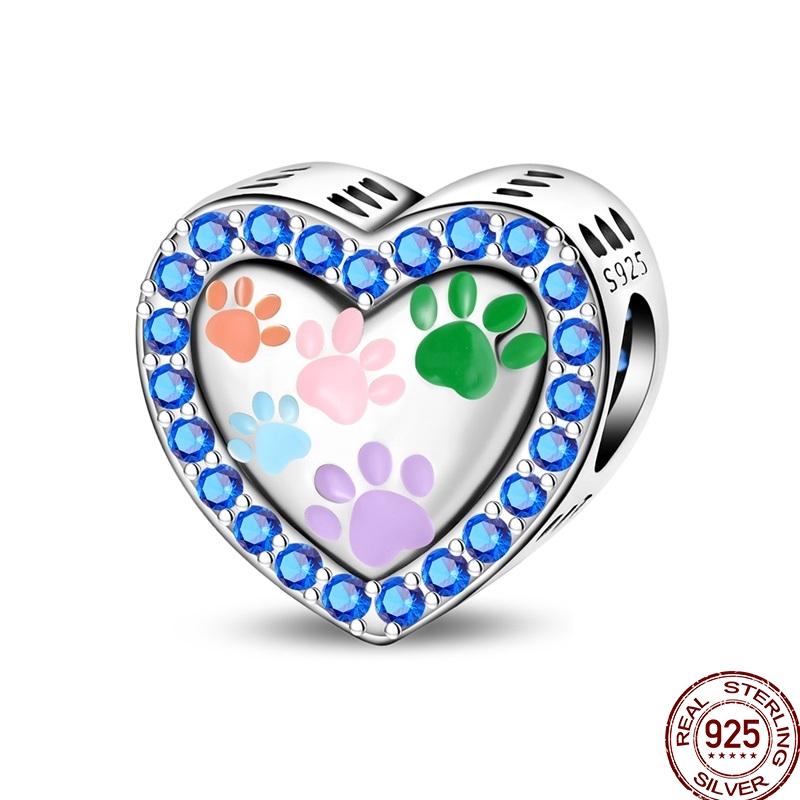 100% Copper Crown Shrimp Crab Charms Beads Butterfly Heart Birthday Pendants Fit Bracelet Jewelry Gifts Marking