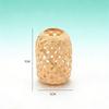 Bamboo Woven Dustpan Small Winnowing Basket Woven Craft Miniature Wall Decoration Photography Prop
