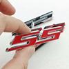 3D Metal SS Logo Sticker Front Grill Emblem Badge For Chevrolet Onix Blazer lumina Camaro Cruze Travers Monza Car Accessories