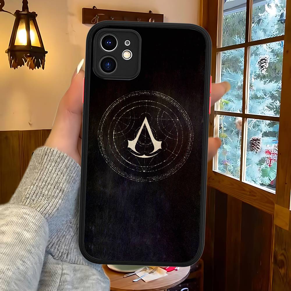 A-Assassin S -Creed Gaming Matte Transparent Phone Cover For IPhone Case 16 15 14 13 12 11 Pro Max X XS Max Plus