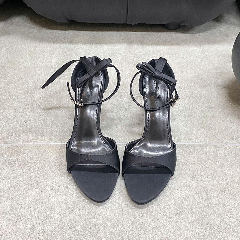 

Fashion Luxury Female Butterfly-Knot Footwear Pumps Ladies High Heels Shoes Fashion Pointed Toe Women Thin Heels Shoes 2025 New 35 чёрный