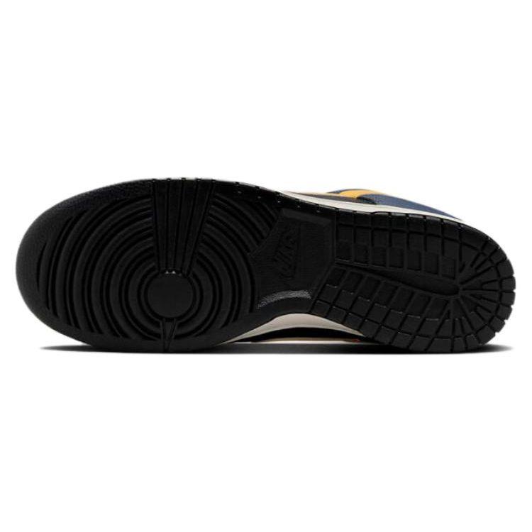 Nike Zapatillas de Hombre Dunk Low Vintage Michigan Azul Negro Amarillo Tour FZ4014-010