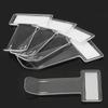 Car Window Fastener Stickers Plastic Ticket Holder Transparent Temporary Parking Business Card Holder Car Interior Accessories