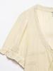 European and American Style, New Women's Clothing, Foreign Style, Fashionable Style, Embroidered Tulle Shirt 0881013
