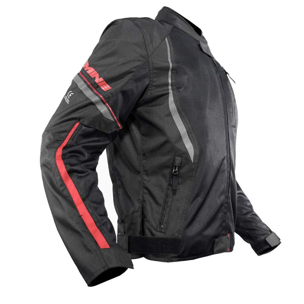 Motorcycle Jacket Protective Half Mesh Jacket 12955 For and Autumn Mesh Material CE Standard Level 2 CE Standard Protector Black S [KOMINE] JK-146