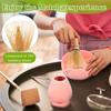 4 Pcs Matcha Whisk Set for Beginners Elegant Bamboo Japanese Matcha Tea Making Kit with Whisk Stand Scoop Bowl for Tea Lovers