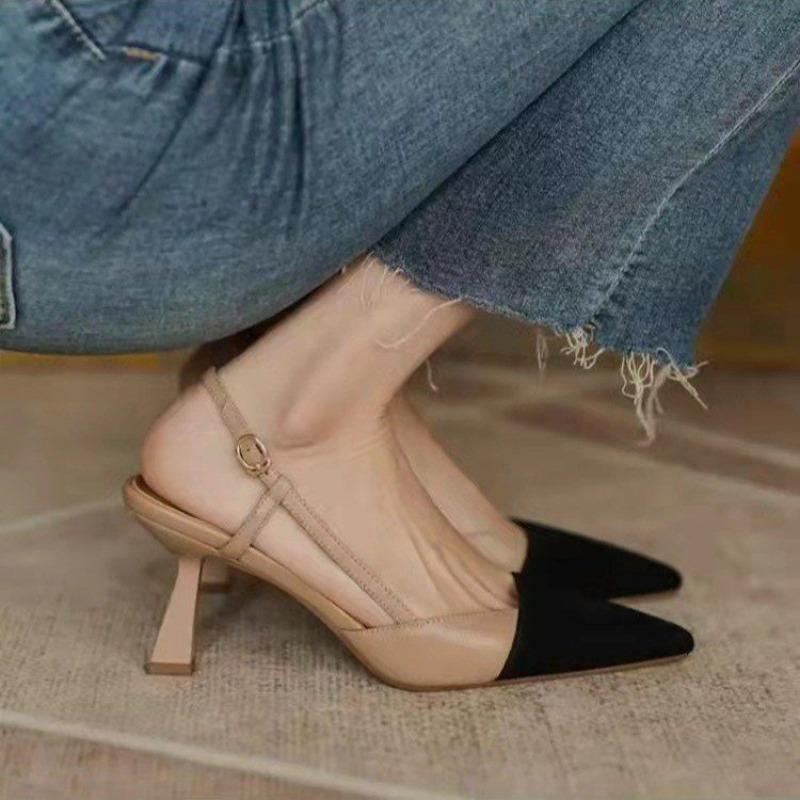 Mode Heißverkauf 2025 Neu High Heels Ankunft Mode Schnalle Sandalen Spitzschuh Damen Komfort Einfachheit Damen Stilettos