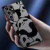 Funda Back Phone Cover Case for Samsung Galaxy S20 FE S24 Plus S22 S26 Note 20 Ultra 10+ S23 FE S25 Ultra S21 Cute Panda Funny