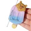 Tabas Squishy Capybara Ice Cream Squeeze Toy Fake Ice Cream Squishy Toy High-Value Popsicle Stress Relief Toy Anti-Anxiety