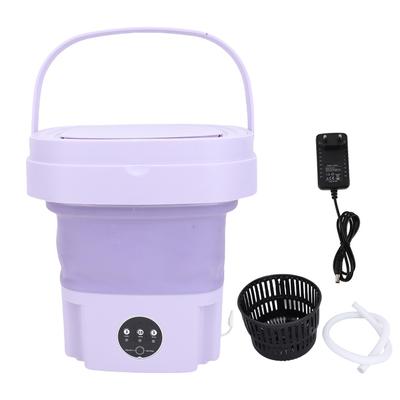 Máquina de Lavar Portátil 11L Automática Centrifugação Suave Máquina de Lavar Portátil de Limpeza Profunda para Apartamento Dormitório Hotel UE
