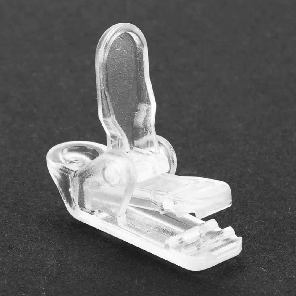 20 Pcs/Set Transparent Tent Clip Hook Plastic Tent Pull Point Durable Tarp Clips  Outdoor Camping