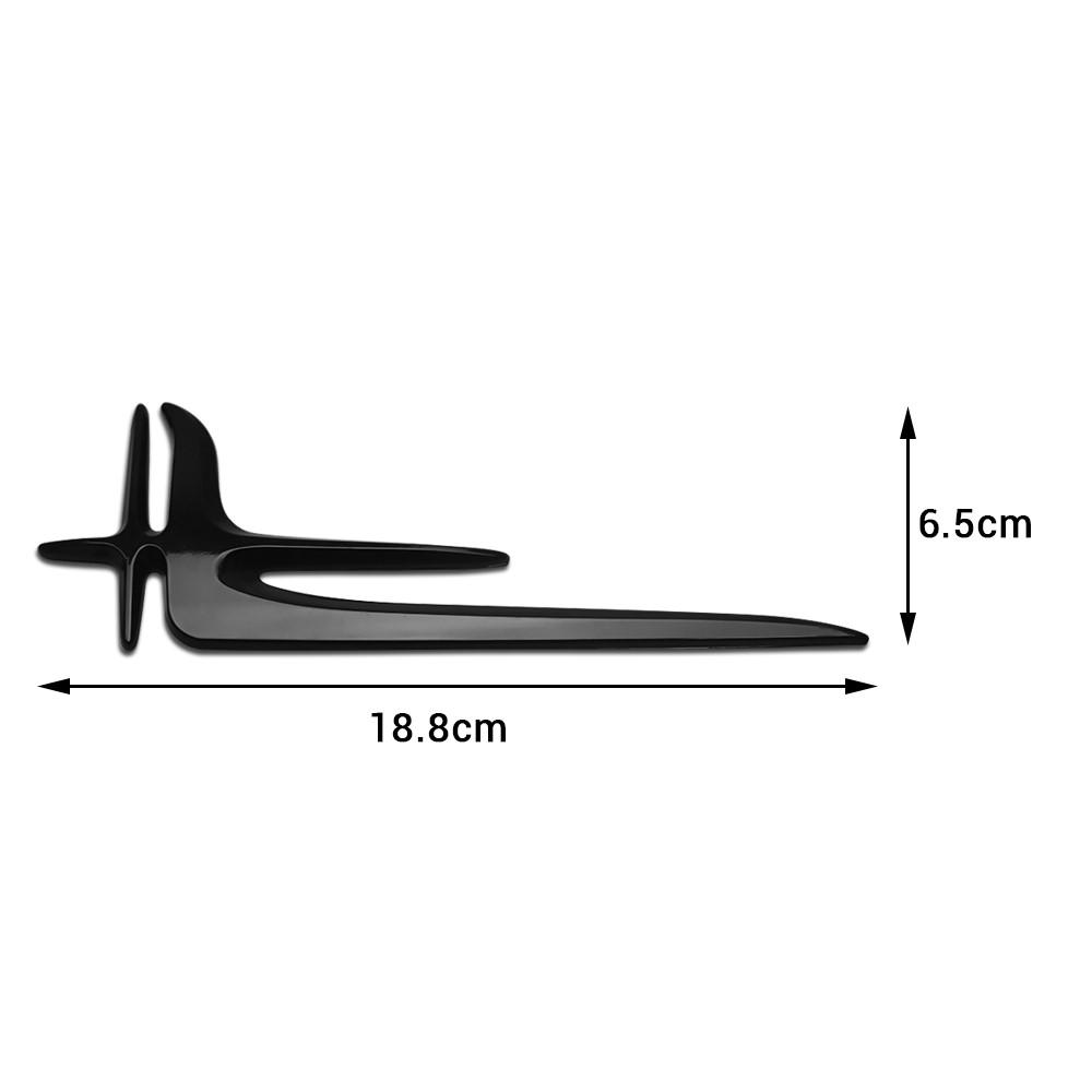 Car Side C Pillar Angel Badge Sticker Fender Side Emblem Decor Accessories For Mercedes Benz AMG W124 W202 W203 W204 W210 W211