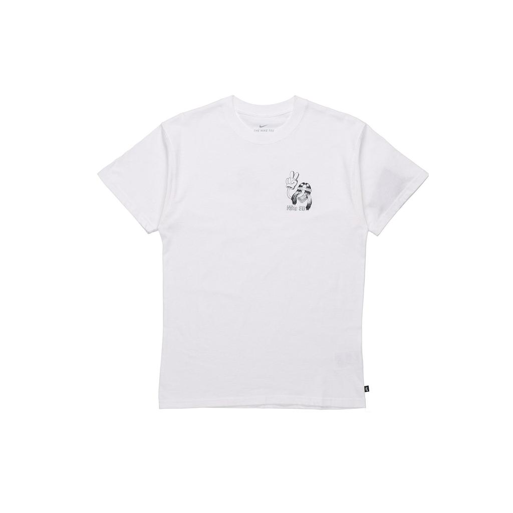 Nike SB Drop Shoulder Sleeve T-Shirt Unisex White CW1465-100