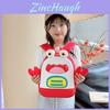 Adorable Cartoon Crab Kids Backpack With Comfortable Curved Straps For Boys And Girls