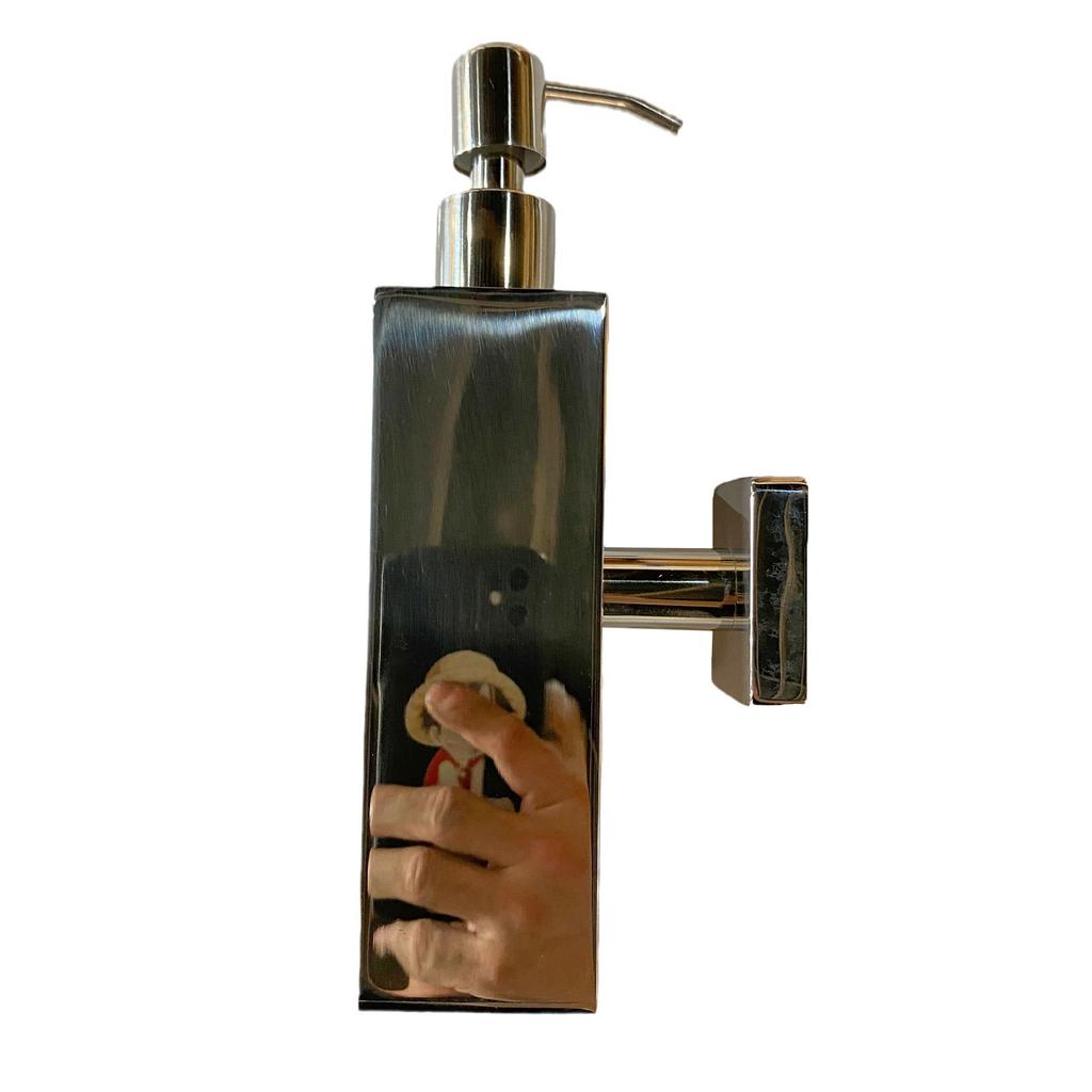 304 Stainless Steel Gold Brushed Square Hand Soap Dispenser Portable Lotion Bottle Shampoo Press Bottle Bathroom Accessories