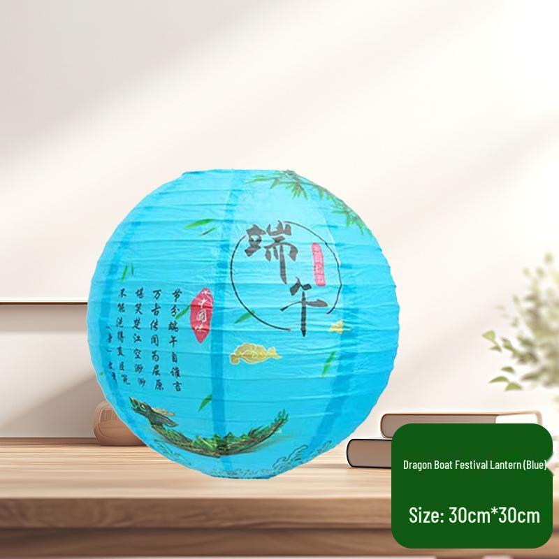 2025 Chinese Style Red Lantern: Dragon Boat & Mid-Autumn Festival Decorative Pendant with Luminous Design for Spring Festival & National Day.