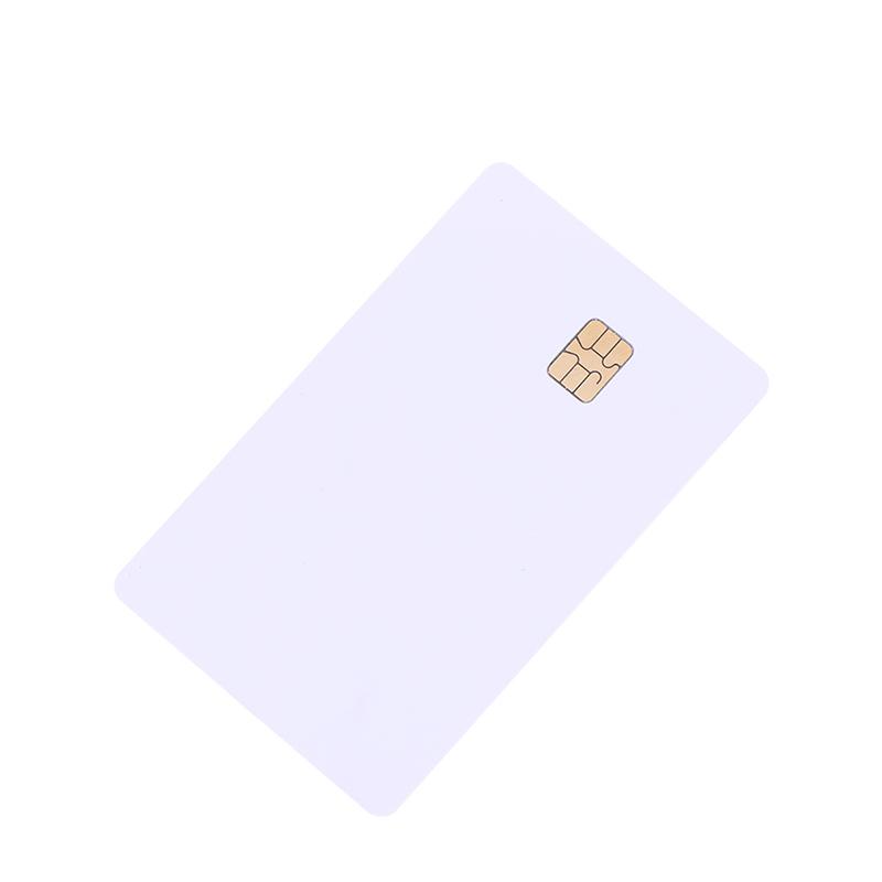 10Pcs SLE 4442 Chip With Hico Magnetic Stripe Contact IC Card 2 In 1 Blank Card