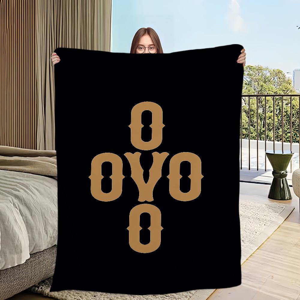 

Rapper OVO D-Drake Blanket Flannel warm comfort soft plush blanket For Picnic Beds Sofas Homes And Bedrooms 30x40in