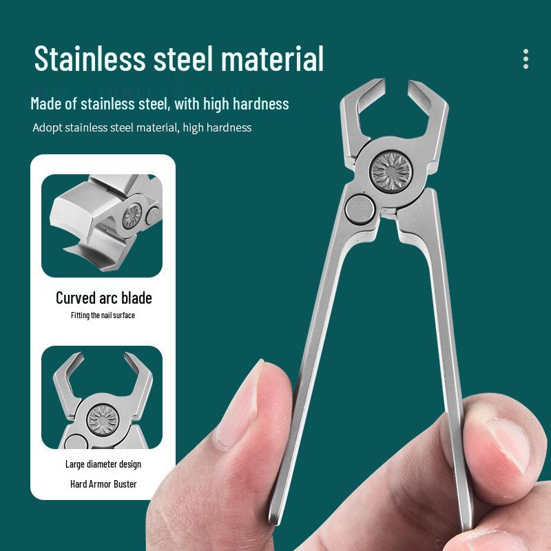 Stainless Steel Large Opening Nail Clipper Set with Custom Logo Option