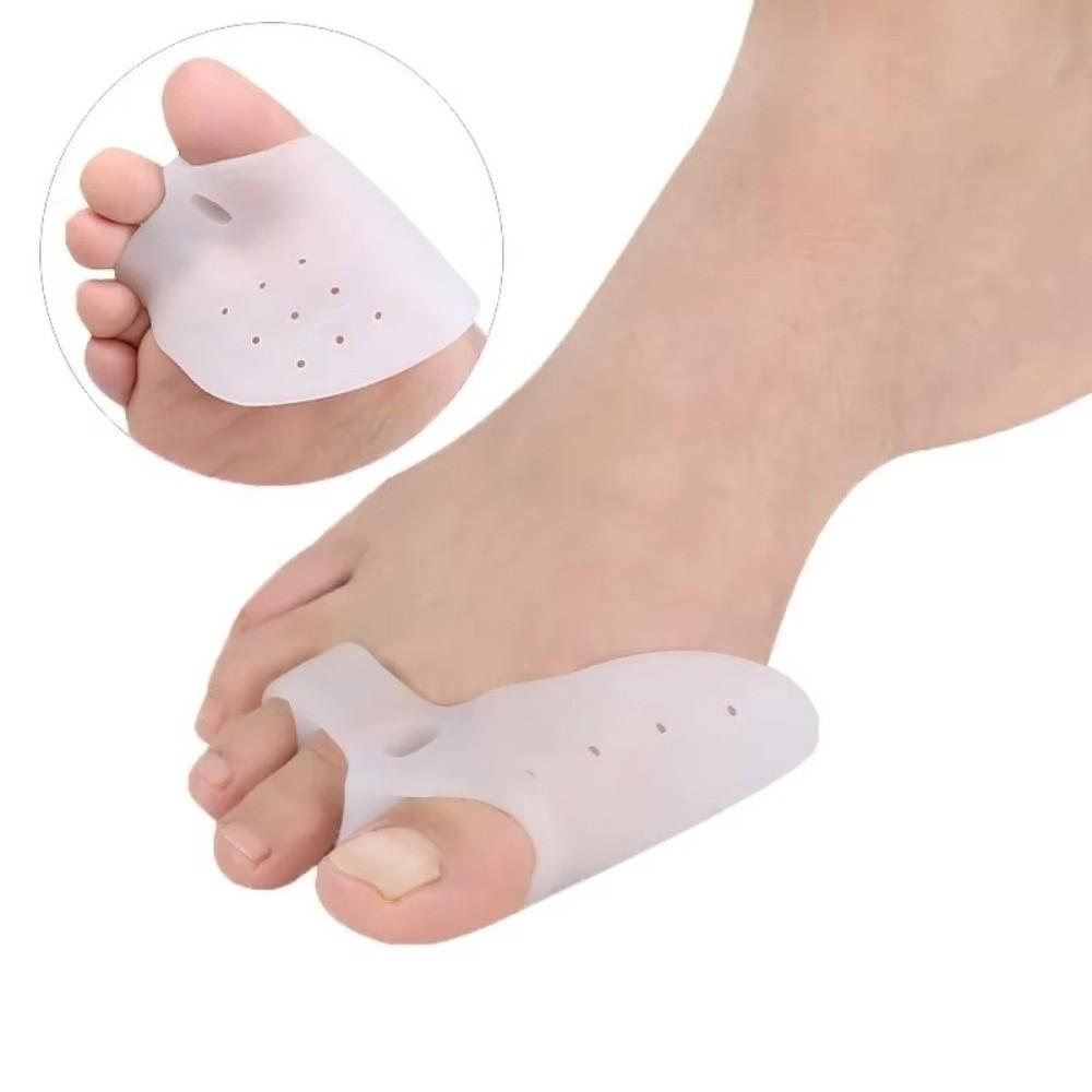 2Pcs Forefoot Pads Foot Care Tool Silicone Bone Big Toe Protector Hallux Valgus Straightener