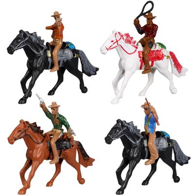 4 Stück Cowboy-Modelle, cooles, kreatives Modell, Mädchen, Mädchen-Spielzeug für Kinder, lustige Hausspiele, Mädchen, Mädchen-Spielzeug