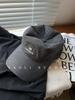 American street style embroidered baseball cap for women, designed for larger head sizes to create a slimming effect. features 