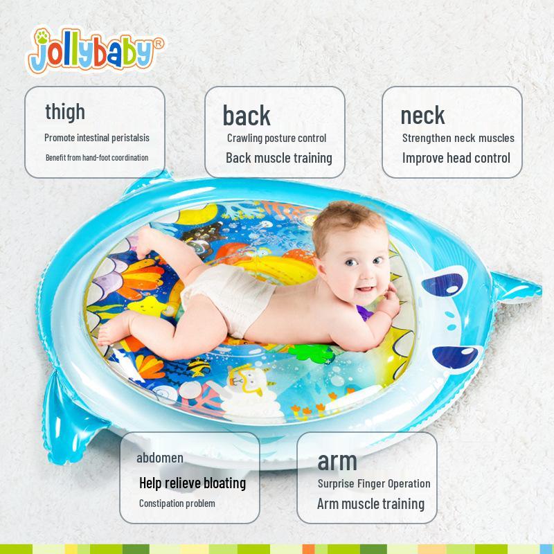 Jollybaby Baby Crab Crawling Water Mat for 0-1 Year Olds