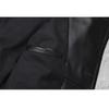 Chinese Size Long Jacket Men Genuine Leather Wind Coat Classic Black Plus Size Cowhide Jacket Casual Leather Cloth